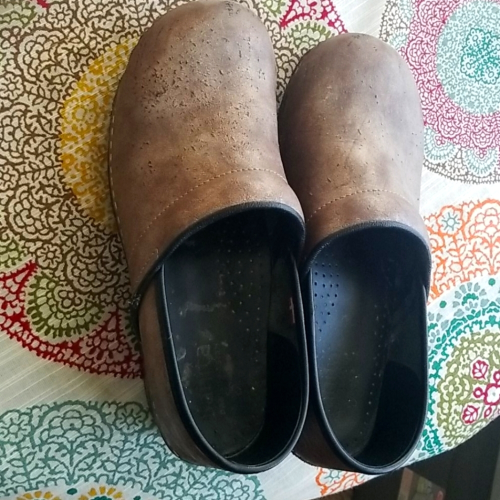 These clogs were worn 10 times. I wear a 10.5